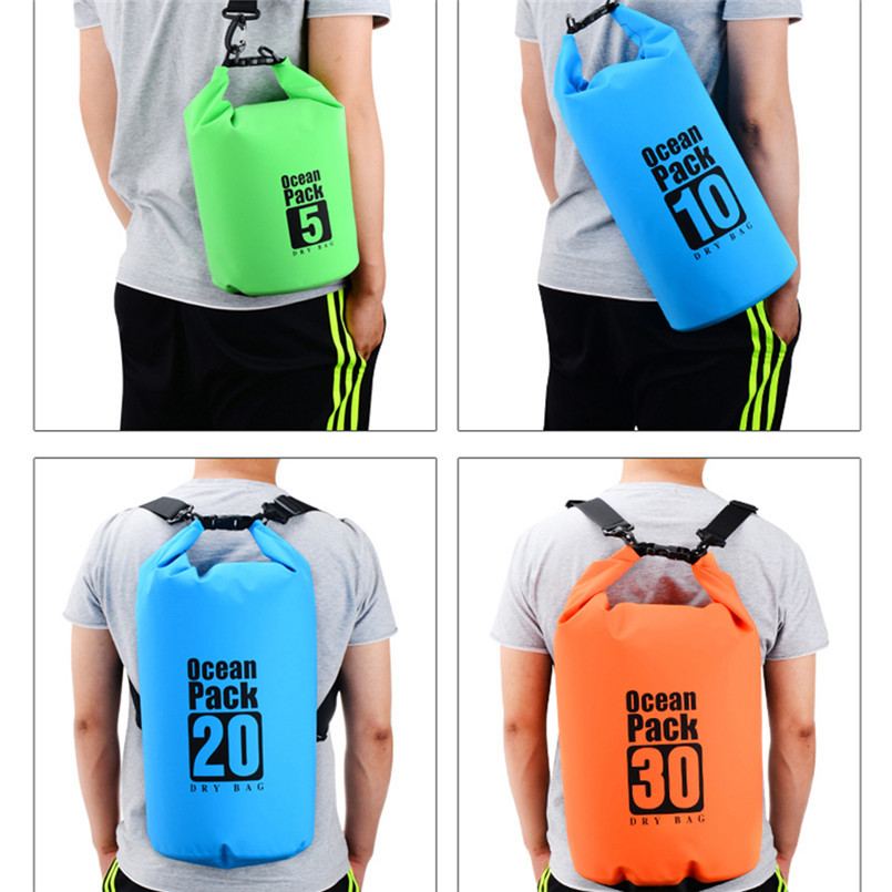 Outdoor Sports Drift Bag Tracing Creek Bag Swimming Waterproof Bag PVC Waterproof Barrel Bag Waterproof Backpack Waterproof Bag