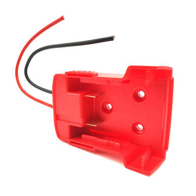 The New is suitable for Milwaukee Miwaukee 14.4 V-18V battery pack External discharge Belt Line adapter connector.