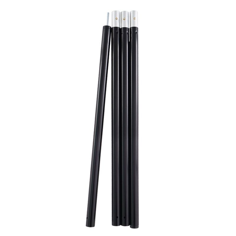 Wholesale outdoor sunshade canopy pole support pole thickened 32mm aluminum alloy tent pole 4 sections detachable 2.8 meters long