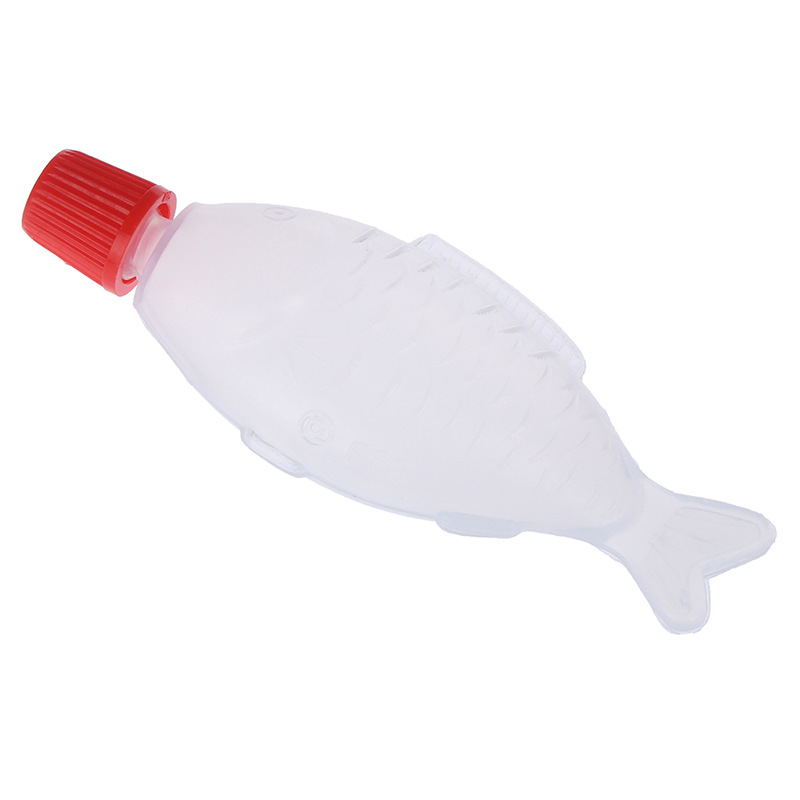 Brand New 10PCs Fish Shape 4ml Soy Sauce Bottle Disposable Soy Sauce Bottle Rice/Sashimi/Sushi Bottle Vinegar Bottle