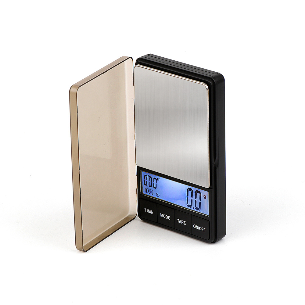 Coffee weighing hand coffee scale electronic timing scale coffee bean weighing Italian scale lightweight mini measuring scale portable scale