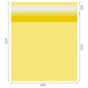 Car garbage bag (10) * 1 pack yellow without printing