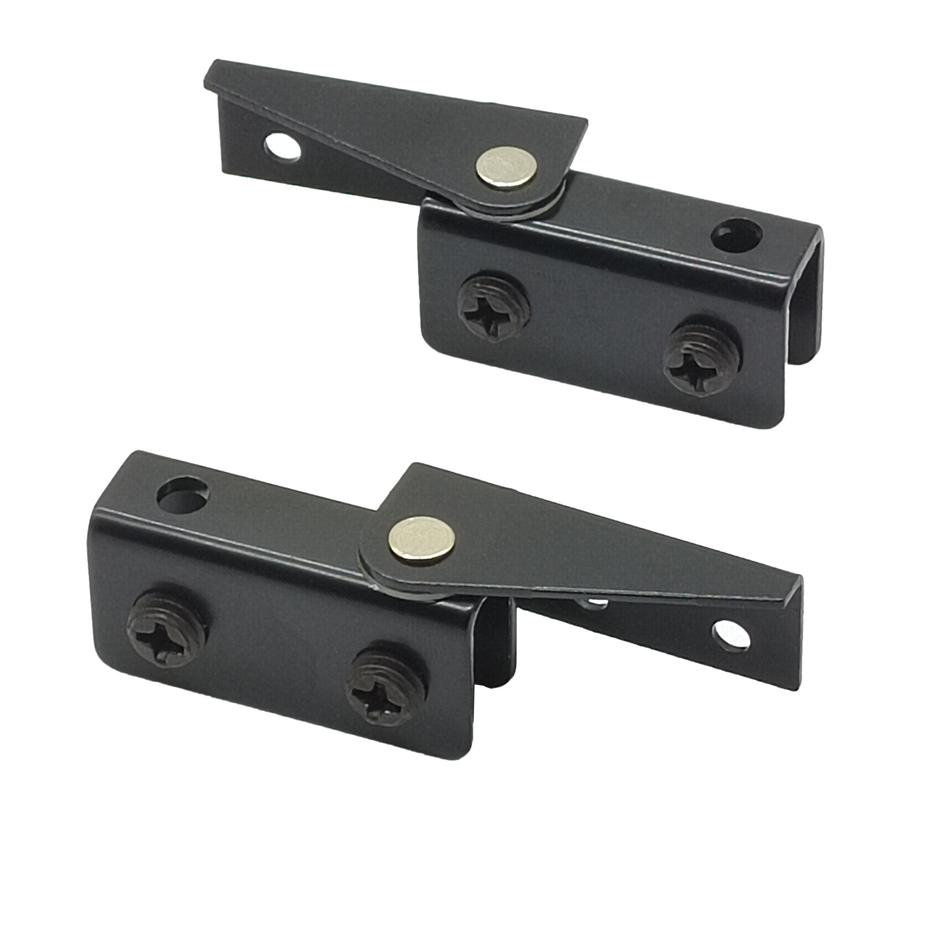 Stainless Steel Glass Clamp Glass Free Hole Upper and Lower Rotating Shaft Hinge Stainless Steel Glass Showcase Door Hinge Accessories