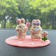 Tulip rabbit + blowing rabbit + Pink Pad