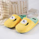 Autumn and winter New cartoon plush slippers home indoor non-slip wooden floor shoes couples warm cotton slippers