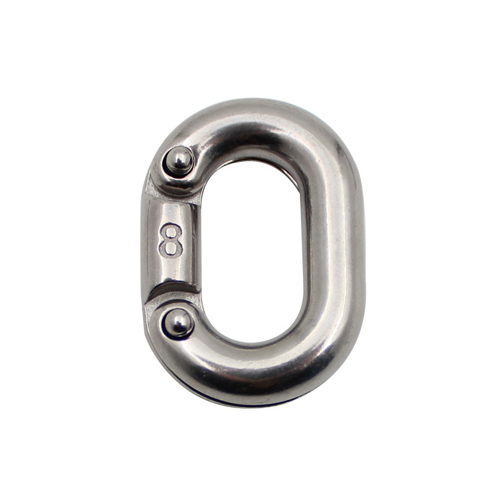 Stainless steel 316 chain buckle chain card chain connection buckle quick connection ring riveting chain Buckle