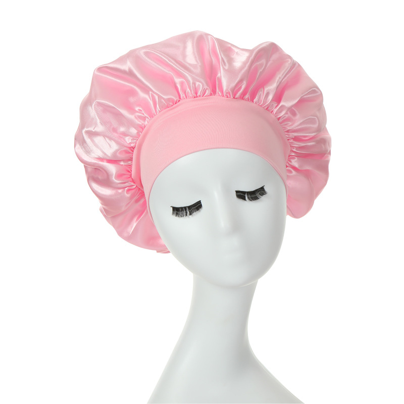 Amazon Hot Sale 32cm Wide Strip High Elastic Headband Nightcap Women Chemotherapy Cap Hair Care Hat