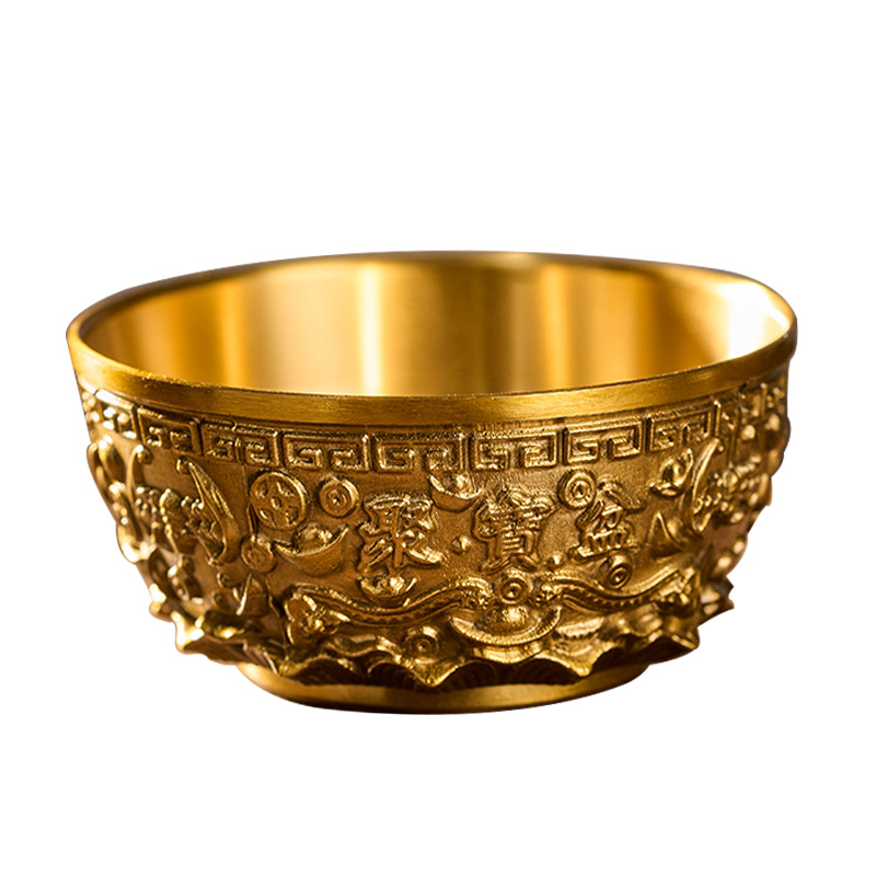 Cornucopia Wealth Basin Ornaments Brass Decorative Copper Products Crafts Piggy Bank Brass Brass Household Ornaments
