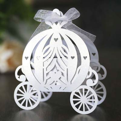 Amazon wedding chocolate carton hollow wedding car candy box export wedding candy box factory direct wholesale