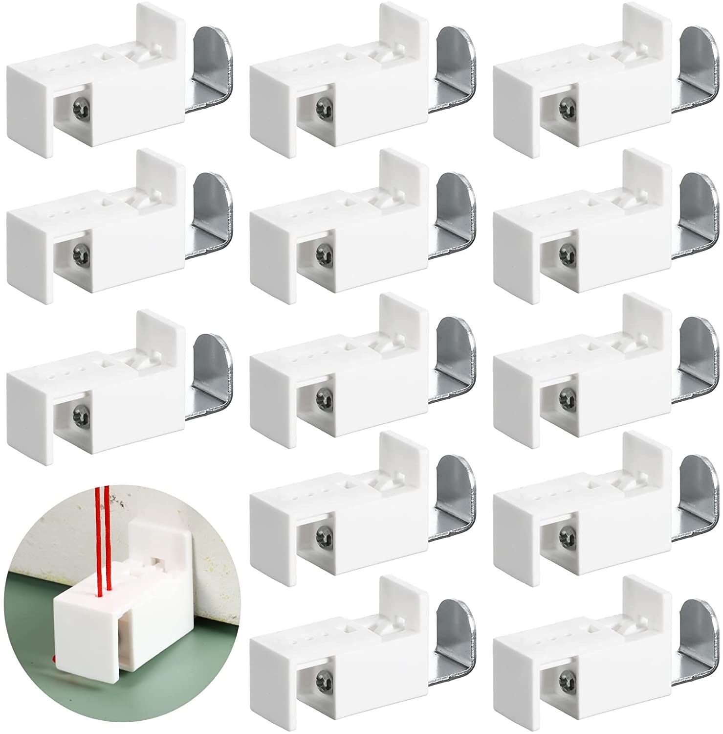 Factory direct supply folding curtain bracket iron hook head can be installed code nail-free adjustable hook iron code bracket