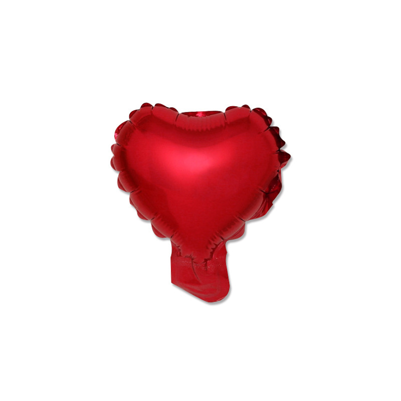 5-inch love five-pointed star aluminum foil balloon birthday cake balloon wholesale Valentine's Day love bouquet heart-shaped balloon