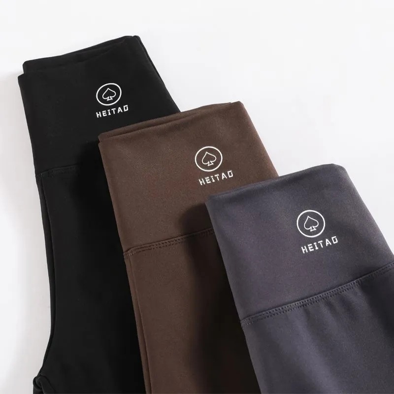 Spades Shark Pants Women's Spring and Summer Thin Outer Wear Matte High Waist Belly Tinting Yoga Sports Barbie Leggings