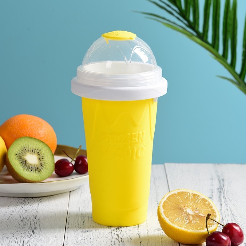 Cross-border Smoothie Cup, Summer Shake, Home Smoothie Cup, Summer Pinch Cup, One Pinch into Ice Cup, Internet Celebrity Refrigeration Cup