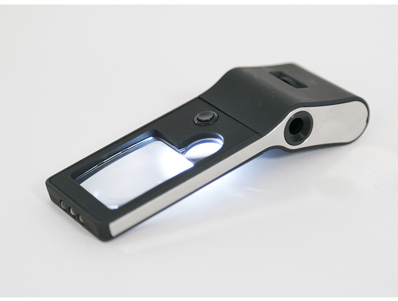 TH-515 multi-function mobile phone type portable magnifying glass with light money detector reading identification New