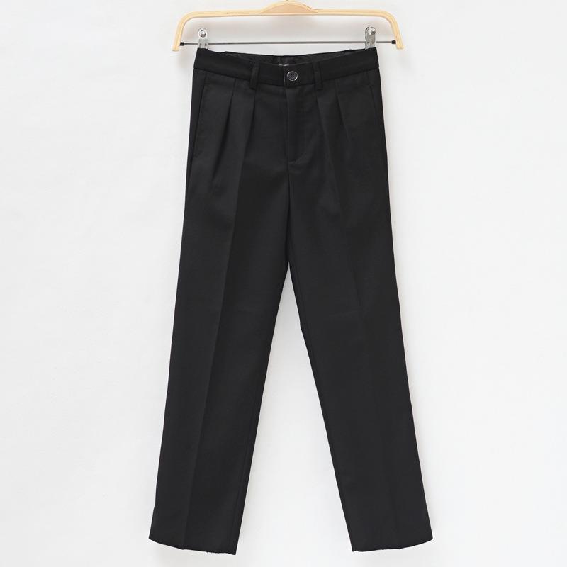 Children's Trousers Boys' Black Suit Pants Winter Performance Suit Big Children's Performance Trousers Pants Pants Black Pants