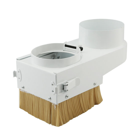 Engraving machine vacuum cleaner dust collection brush cross-border supply 65mm-100mm removable woodworking screw push-pull dust cover