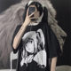 2022 new short shirt T-shirt early autumn plus velvet sweater sweater sweater coat women's wholesale supply