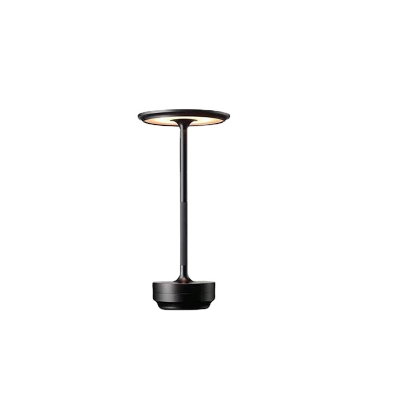 All aluminum rechargeable aluminum alloy new flying saucer high foot lamp bar table lamp led Zhongshan lamp night light eye protection lamp