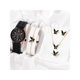 Foreign trade hot style 5pcs/set Steel Belt Women's Watch fake three eyes women's casual quartz watch + jewelry gift box