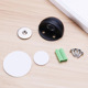 Double hole elegant black with magnetic (with rubber screw)
