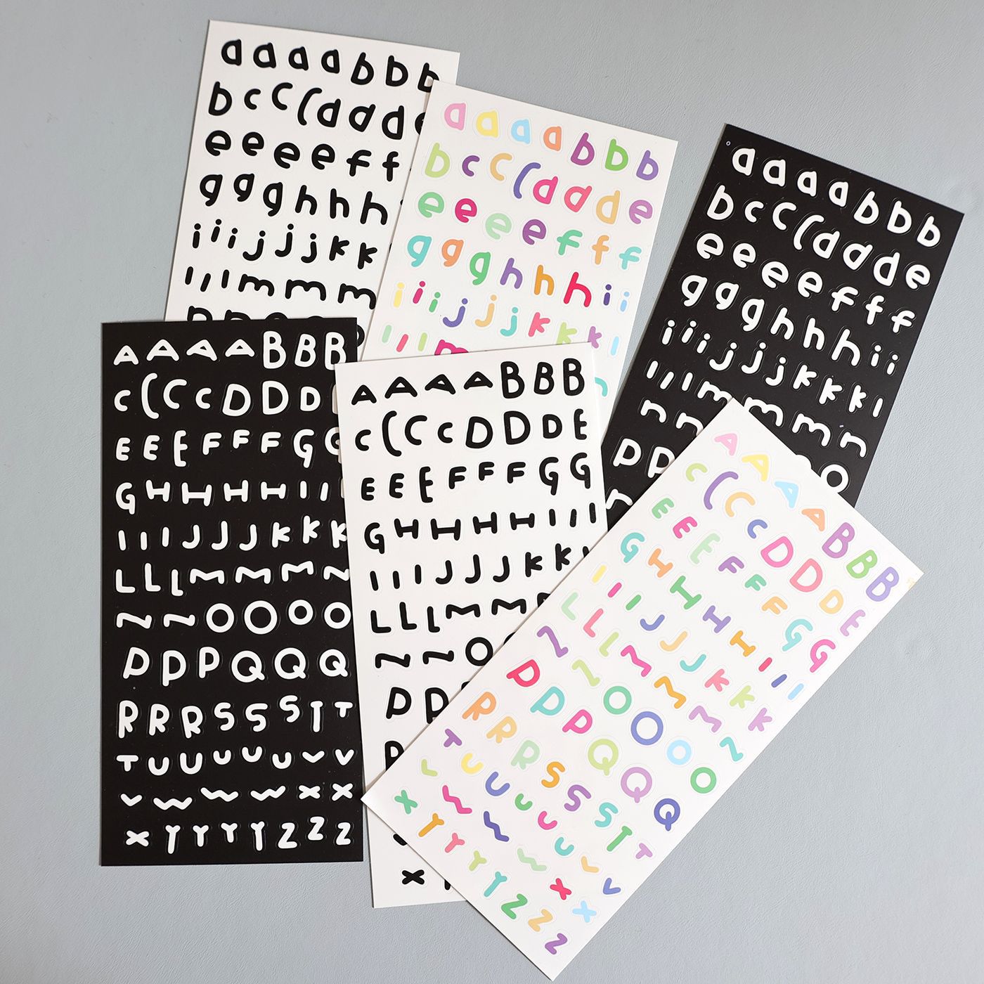 INS new letter material stickers cute DIY Goka hand account stickers decorative stickers