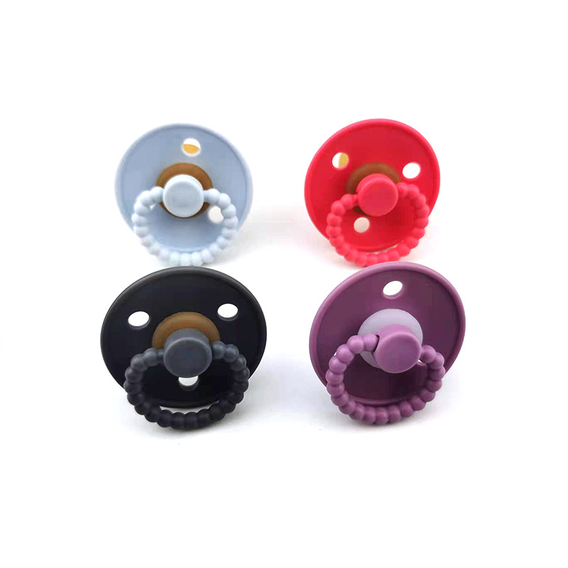 Natural Latex Pacifier super soft newborn baby pacifier simulation breast milk rubber baby pacifier
