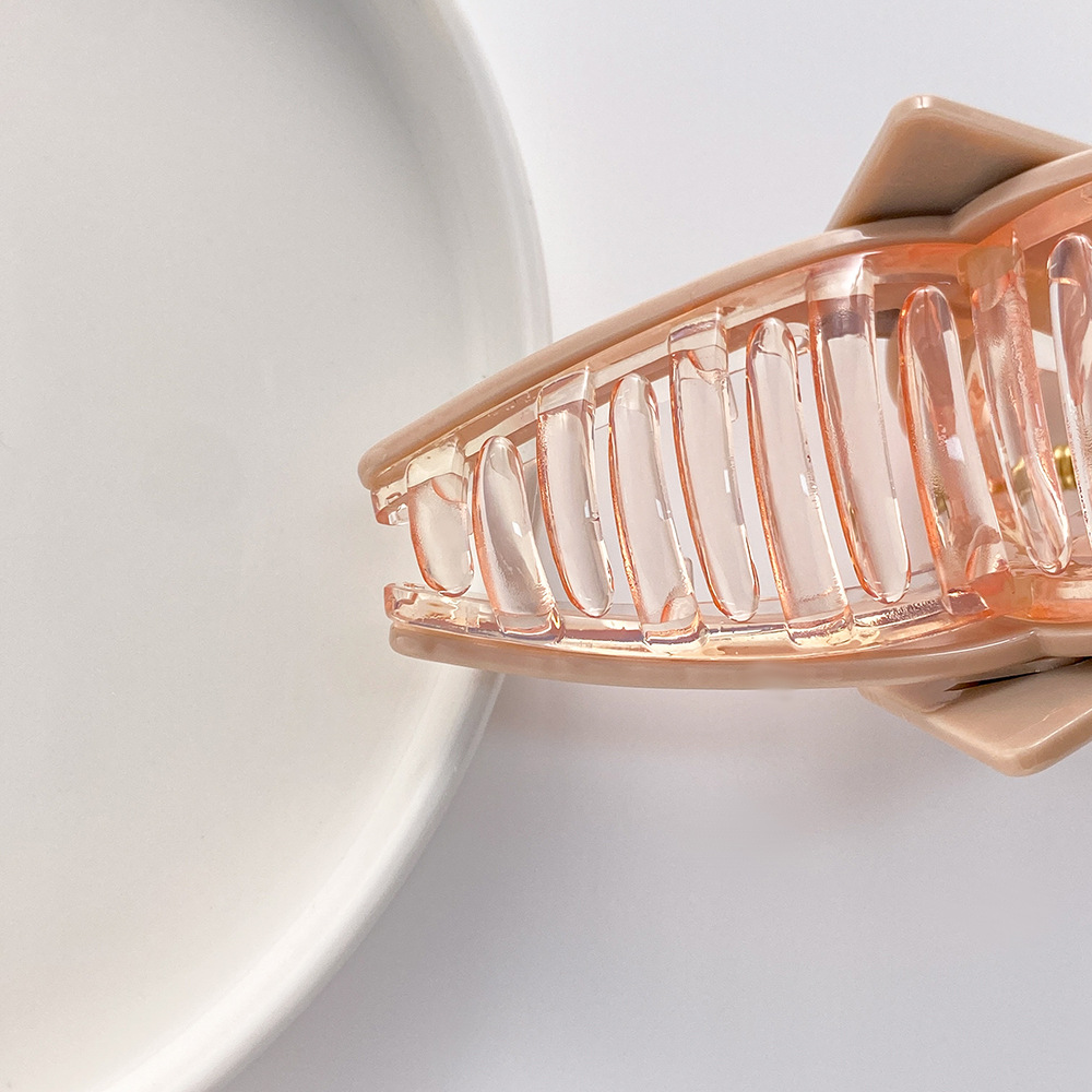 Unisex 11cm large shark clip Triangle clip letter hair clip fashion hair clip back head disc hair clip_voghion.com