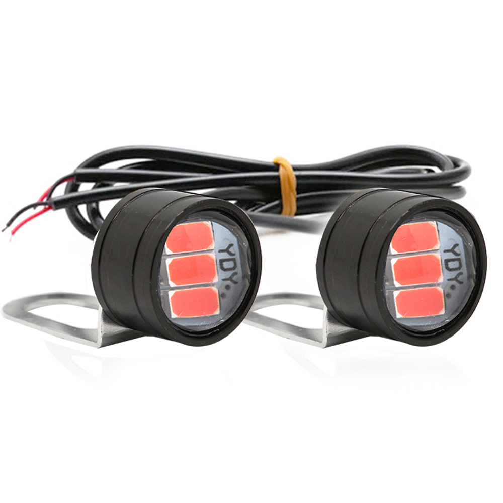 Motorcycle mirror light Eagle Eye LED day running light 3SMD 5730 jack-off scooter modified rearview mirror light flash