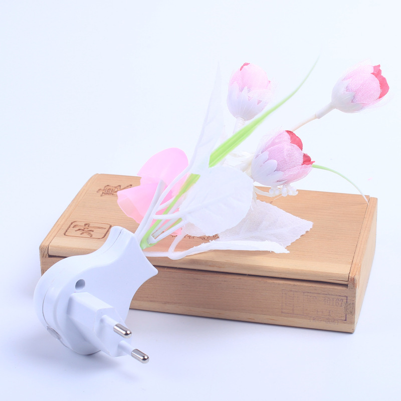 Cross-Border special for new strange wall lamp led light control induction Tulip night light plug-in mushroom lamp US regulations European regulations