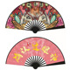 10-inch bamboo-bone National Tide fan (confirmed eyes-peach blossom sign)