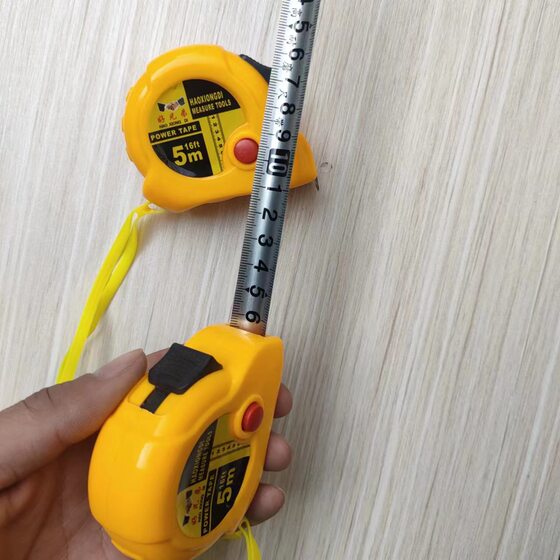 Factory supply 5 m tape measure stainless steel fish eye tape measure Household Office measuring ruler meter tape measure