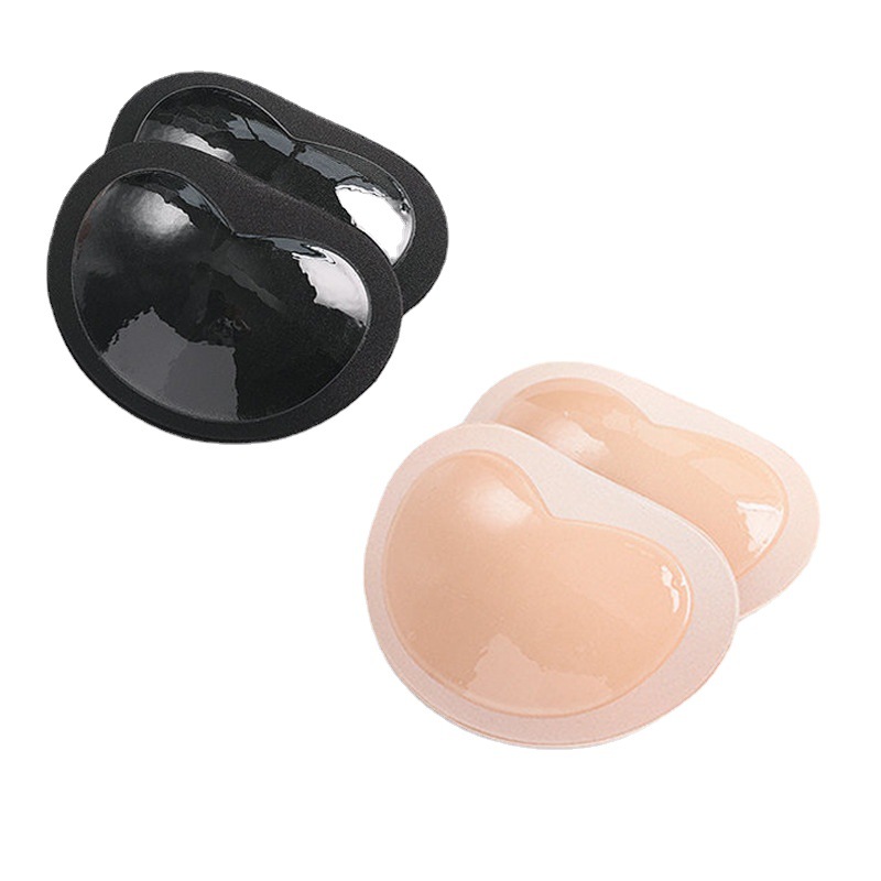 Special Adhesive Bikini Invisible Silicone Chest Sticker Wedding Dress Bra Self-adhesive Cushion Flat Chest Thickened Push-up Chest Cushion