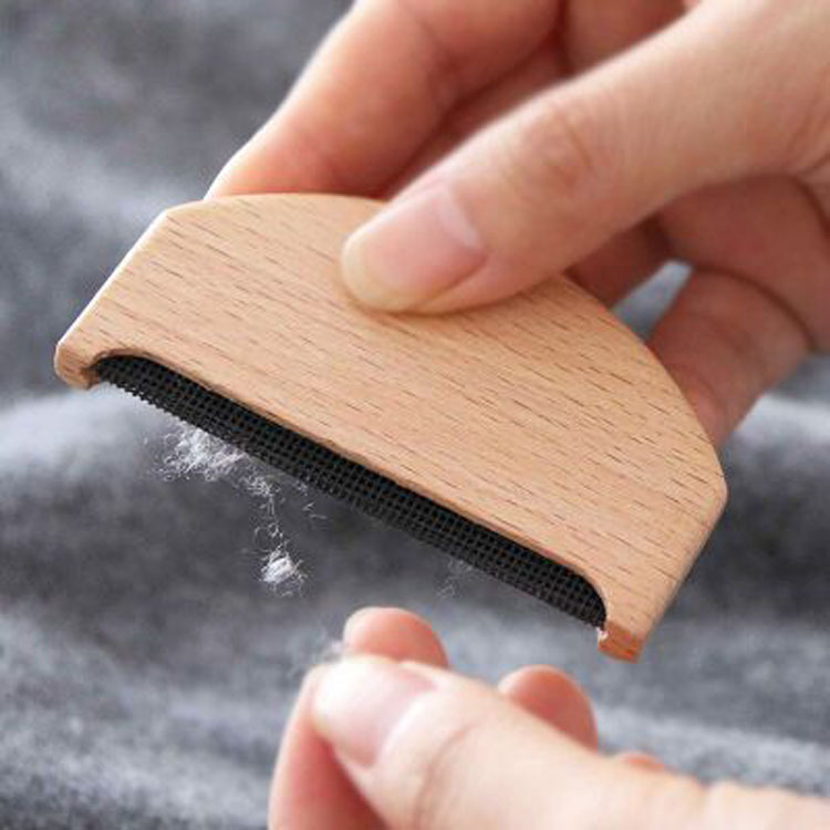 Beech Sticker Wool Clothes Scraper Cashmere Sweater Pilling Wooden Brush Wool Sweater Wooden Comb