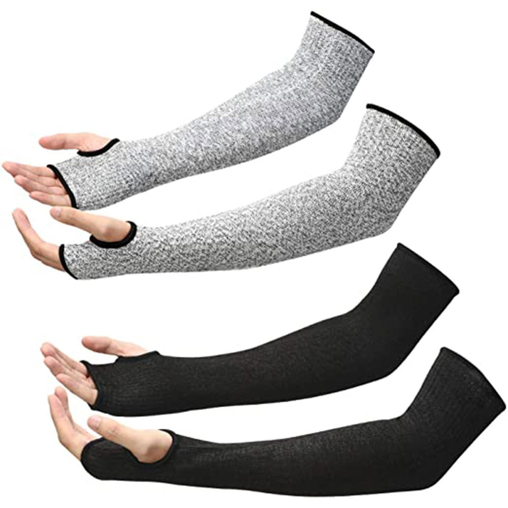 Factory in stock anti-cut 5 grade straight arm guard can open glass factory auto repair factory protective sleeve wear-resistant wrist guard