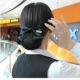 Cotton belt smiley face-black fine mesh