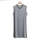 Modal Nightdress Men's Summer Thin Nightdress Dress Vest Large Size Desired Gown Loose Home Clothes