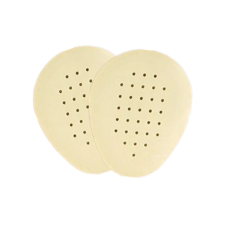 Thickened Forefoot Pad Beige Half Size Pad 4D High Elastic Silicone Latex Half Size Pad Insole High Heels Half Size Pad