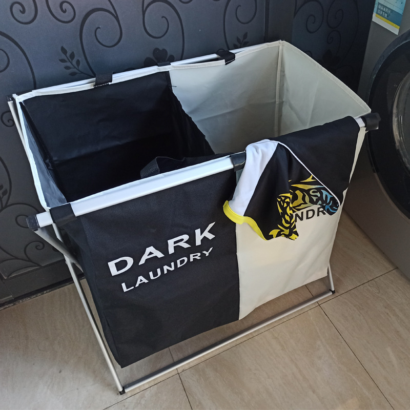 600D Oxford cloth dirt basket laundry basket storage basket single grid double grid three grid bathroom storage basket laundry basket storage