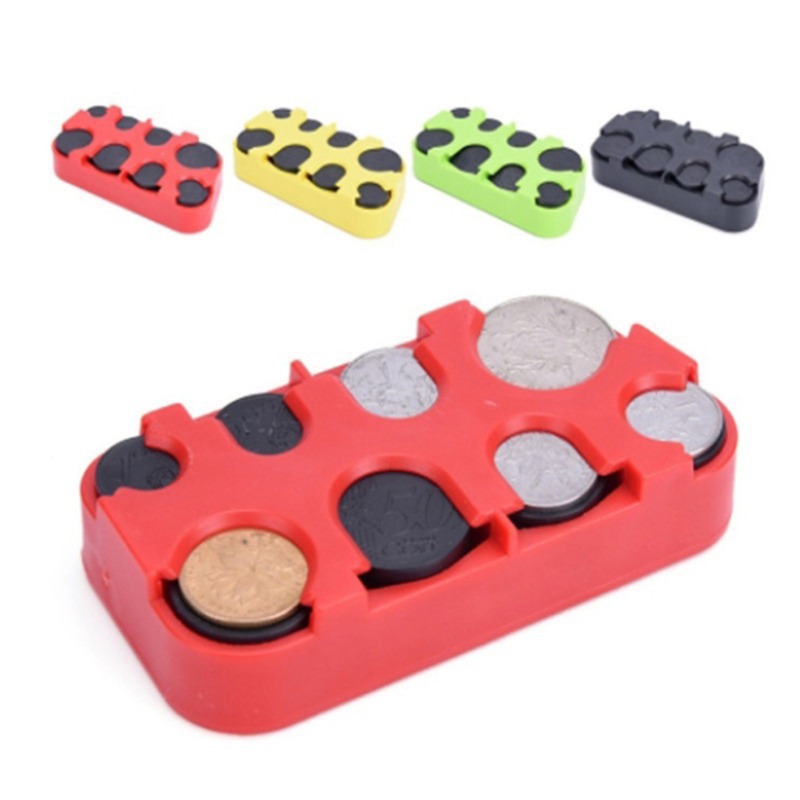 Manufacturers supply US dollar storage box euro coin purse coin storage box multi-color optional