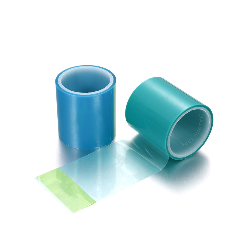 50mm * 5mPET transparent blue high temperature resistant tape crystal drop tape DIY tape seamless fixing tape