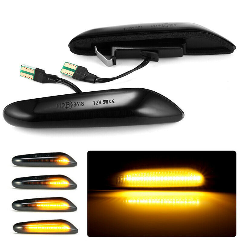 Suitable for BMW 1/3/5 series running water Leaf Plate side light side turn signal