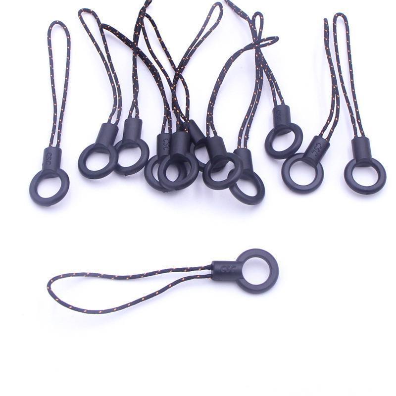 DIY mobile phone rope accessories wholesale universal mobile phone lanyard small black rope small rope head small hanging rope ring rope head