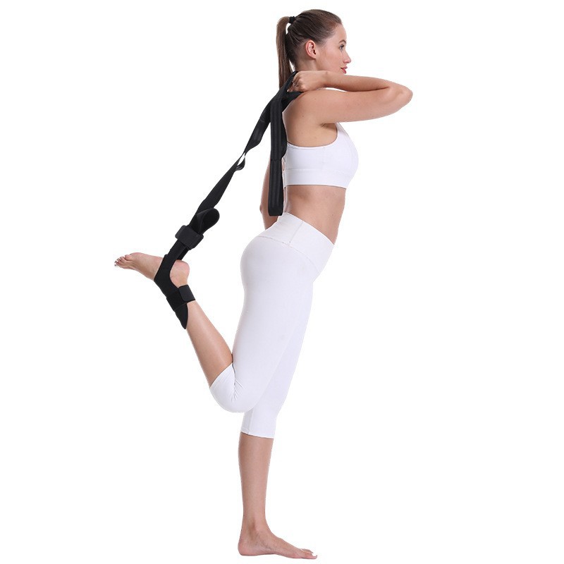 Cross-border direct supply sectional adjustment auxiliary pull foot band rehabilitation training leg foot stretch band yoga stretch band