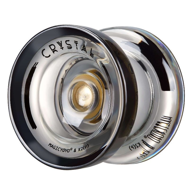 Beginner's Yo-Yo K2 Plastic Crystal Yo-Yo Professional Fantastic Competitive Game Ghost Hand Magic yoyo