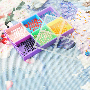 Diamond painting new multi-function drill plate DIY sieve diamond embroidery reverse drill funnel tray point drill pen tool set