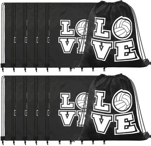 Spot wholesale Amazon Net red explosions black and white volleyball pattern fitness shoulder storage bag backpack