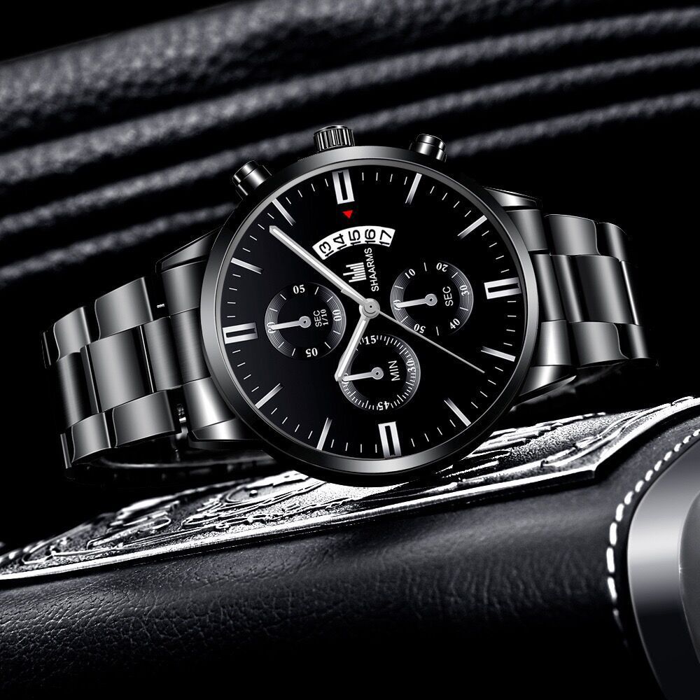 2023 New Factory Direct Supply Fashion Men's Rudder Bracelet Set Quartz Watch Simple Style Watch