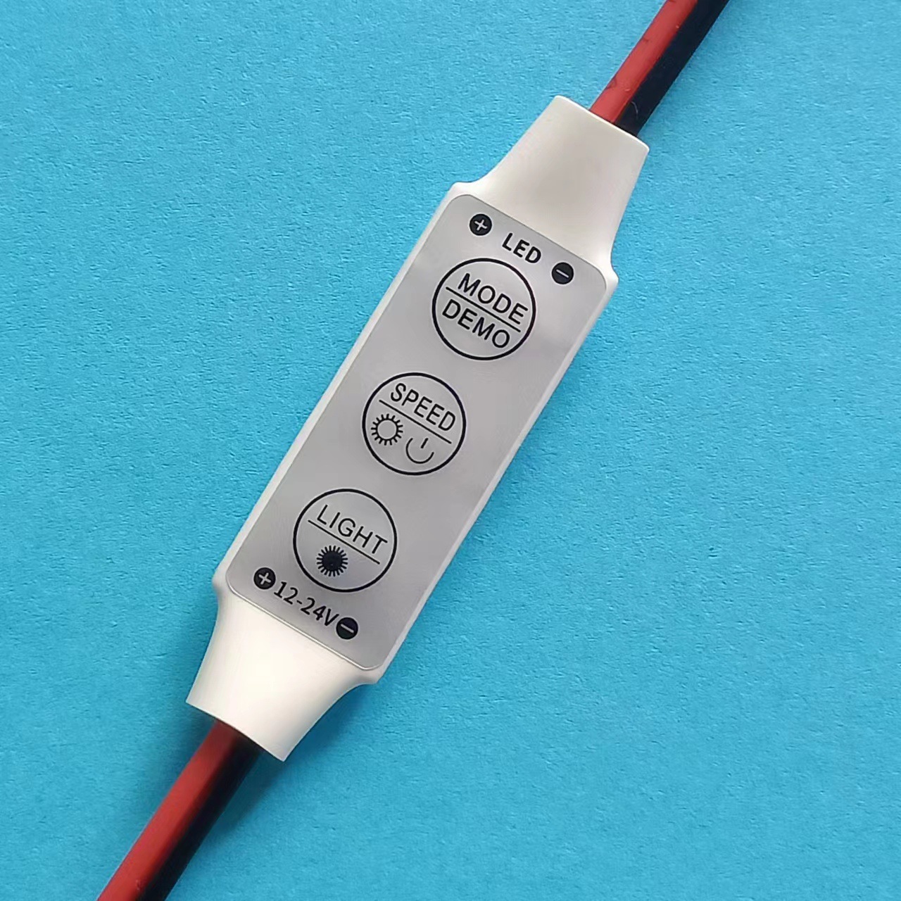 LED controller 3 key mini 12v monochrome dimmer mini hand tone monochrome controller 24V light strip