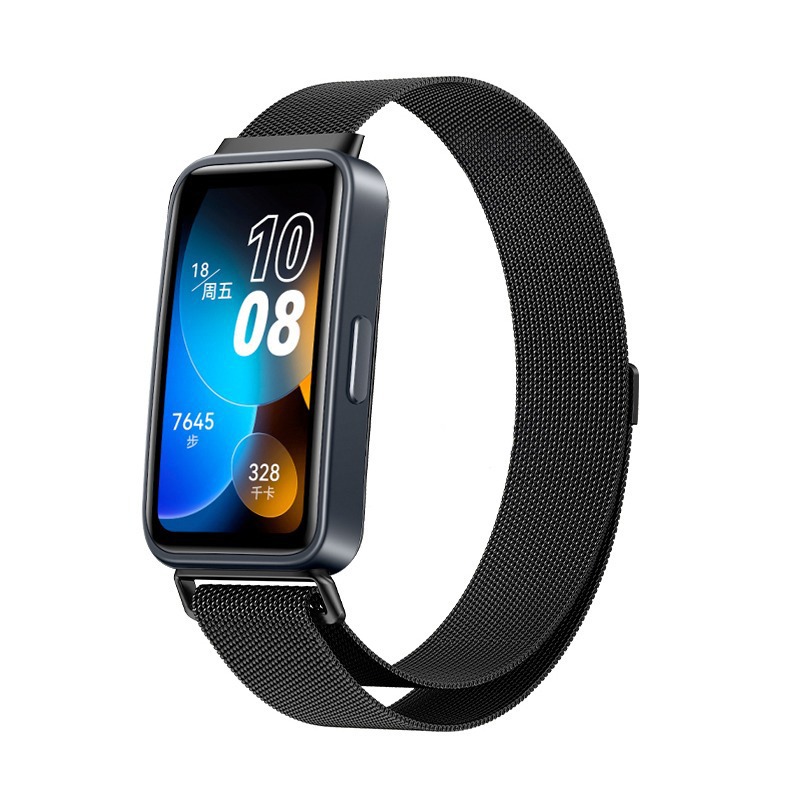 Suitable for Huawei bracelet 8/9 strap replacement HUAWEI Huawei bracelet 9 metal Milanese magnetic watch wristband