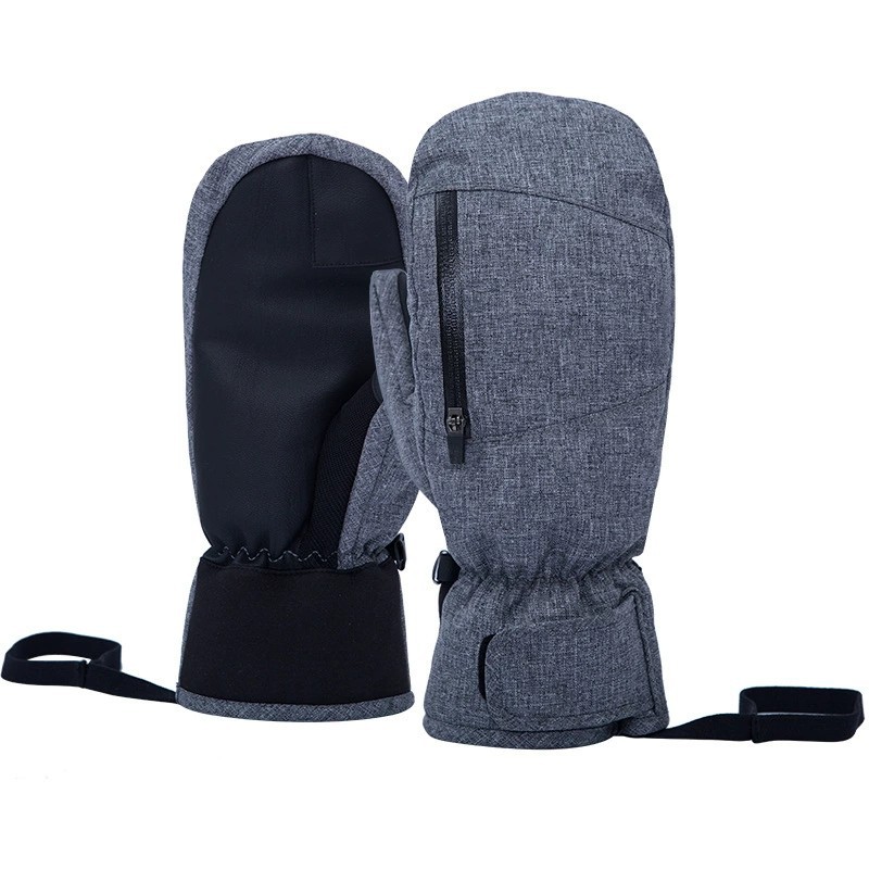 [Hot Classic] snowboard gloves braised waterproof non-slip touch screen five-finger ski gloves